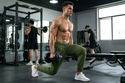 Calça Masculina Tactel Jogger Esportiva Academia Slim Treino