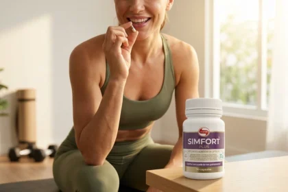 probióticos para emagrecer Simfort Plus Probióticos Ativos 60 Caps - Vitafor