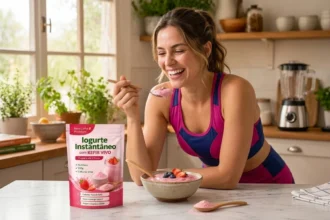 iogurte com probióticos C Kefir Vivo E Probiótico Instantâneo para quem treina