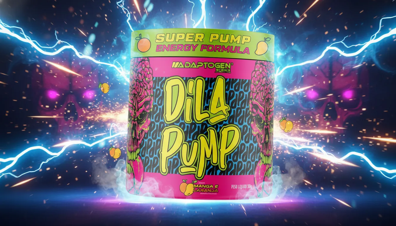 pre treino sem cafeína Adaptogen Science Dila Pump energia para treinar