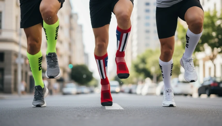 Meia de Poliamida para Corrida meias para correr